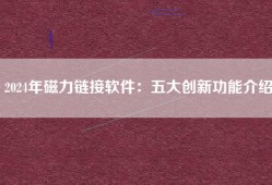 2024年磁力链接软件：五大创新功能介绍