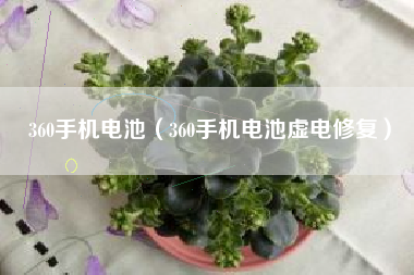 360手机电池（360手机电池虚电修复）