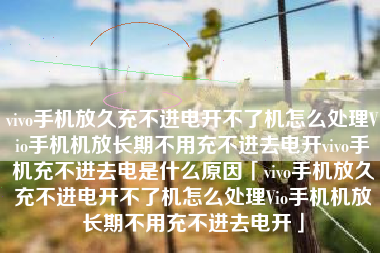 vivo手机放久充不进电开不了机怎么处理Vio手机机放长期不用充不进去电开vivo手机充不进去电是什么原因「vivo手机放久充不进电开不了机怎么处理Vio手机机放长期不用充不进去电开」 vivo手机放久充不进电开不了机怎么处理Vio手机机放长期不用充不进去电开vivo手机充不进去电是什么原因「vivo手机放久充不进电开不了机怎么处理Vio手机机放长期不用充不进去电开」